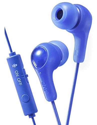 Jvc Hafx7ga Gumy Gamer Auriculares Con Microfono Azul