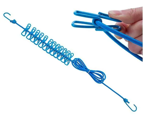 comprar 2 Tender Soga Con Broche Ropa Para Balcon Colgante Tendedero