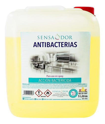 Liquido Desinfectante De Superficies Y Ambiente Galon De 5l