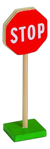Señales De Tráfico Toy Guidecraft Block Play Para Niños Mayo