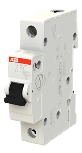 Breaker Abb Riel Sh200 1p 6 A10ka 120vac-1f Vmax:253vac