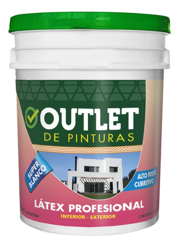 Latex Pintura Profesional Premium Int Ext 20 Litros