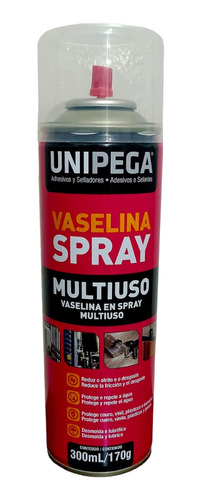Vaselina Spray Lubrificante Multiuso Borrachas 300ml