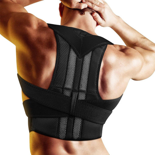 Pack 3 Fajas Corrector Postura Espalda Lumbar / Flash