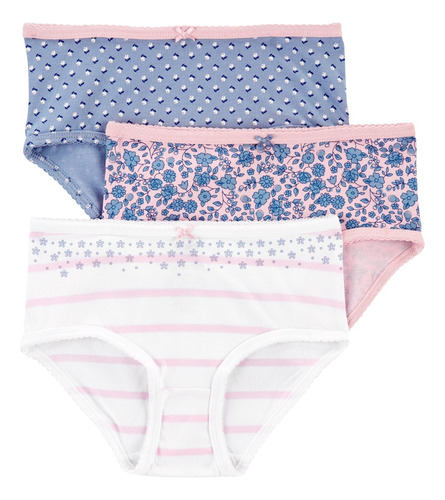 Pack De 3 Bombachas De Niña Carters