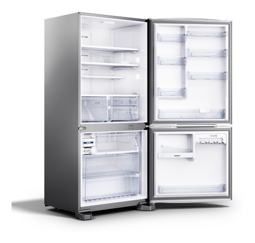 Imagen 2 de 3 de Heladera Whirlpool Wre80k2 573lts Nofrost Inox