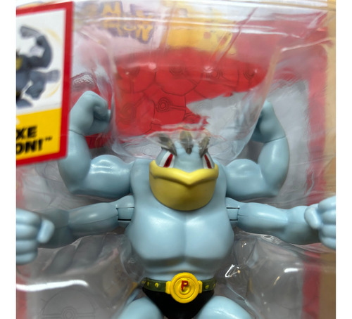 Juguete Pokemon Battle Feature Figure Machamp Accion Ataque