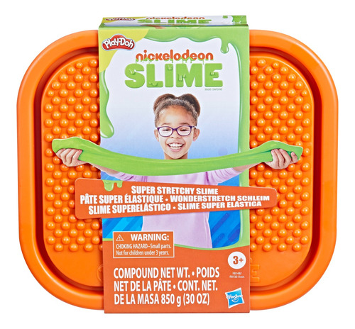 Playdoh Nickelodeon Super Stretch Slime Verde - Hasbro