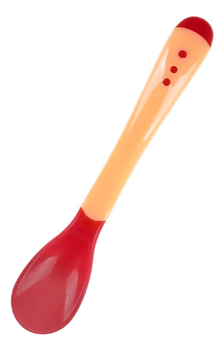 Colher Para Bebe De Silicone Sensitive Quente E Frio