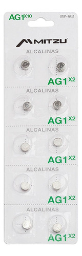 Bateria Ag1 10 Pilas Lr621 Sr621 364 Reloj Calculadora