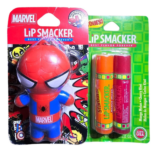 Lip Smacker Pack De 2 Unidades Diferentes Modelos Original