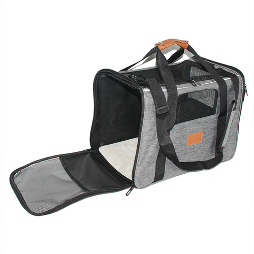 Bolsa De Transporte Para Gatos, Transpirable Y Plegable, Par