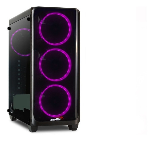 Imagen 6 de 10 de Gabinete Gamer Sentey K20 Plus 6350-sf Rgb Mid Tower