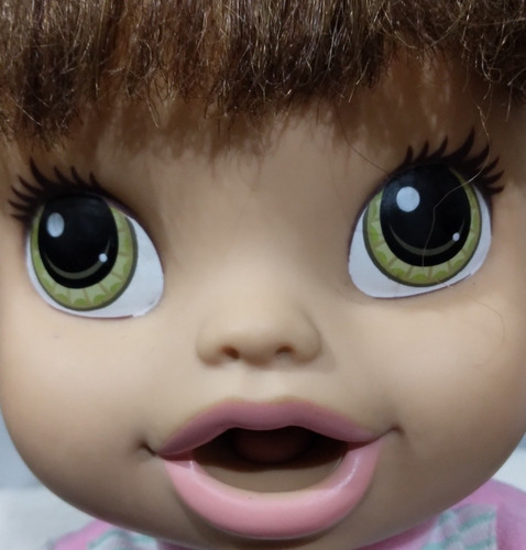 Boneca Baby Alive Comilona Morena - 2 Hasbro (Usado)