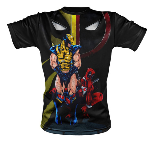 Nueva Playera,dead Pool Y Wolverine,moda Para Caballero 