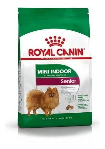 Alimento Royal Canin Size Health Nutrition Mini Indoor Adult 8+ para perro adulto en bolsa de 7.5kg
