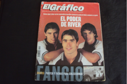 Revista El Grafico # 4198 - Tapa River Saviola Aimar Angel