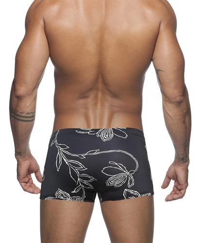 Traje De Baño Hombre Boxer Deportivo Almohadilla Estampado