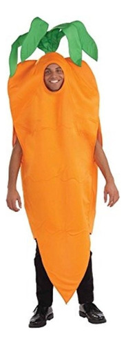 Disfraz Para Adulto Color Naranja Talla Única Unisex