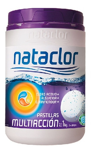 Cloro Pastillas Multiaccion 200grs 1kg Nataclor C501b