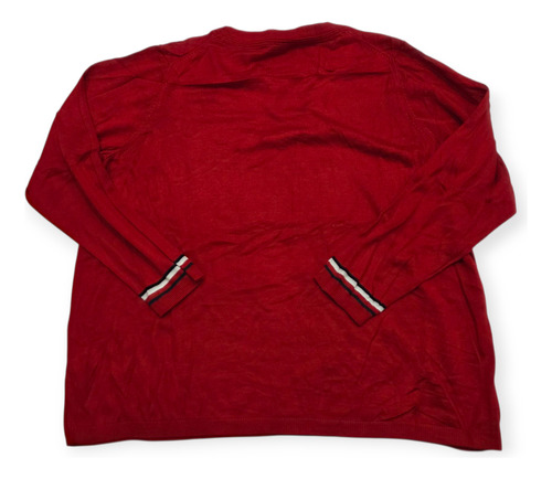 Sueter Tommy Hilfiger De Mujer Talla 2x Rojo Con Perrito (Usado)