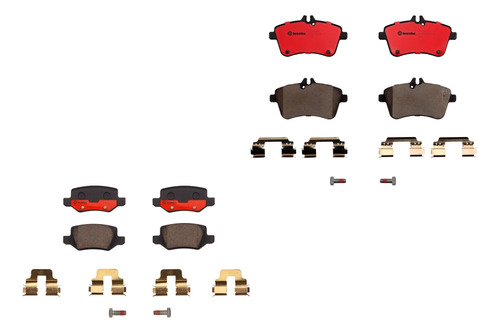 Set Balatas Cerámicas Del + Tras B200 2006/2011 Brembo