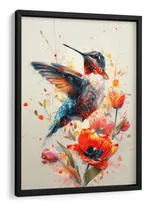 Comprar Cuadro Enmarcado Negro El Colibrí 40x60, Dav Madrid