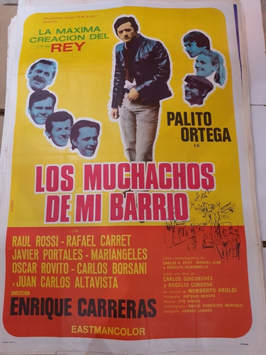 Afiche Cine Original 1532-palito- Los Muchachos De Mi Barrio
