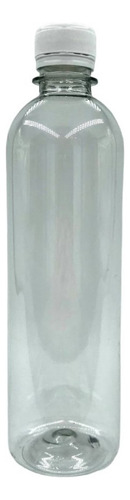 150 Botellas Pet De 500 Ml Con Tapa Rosca De Seguridad Blanco