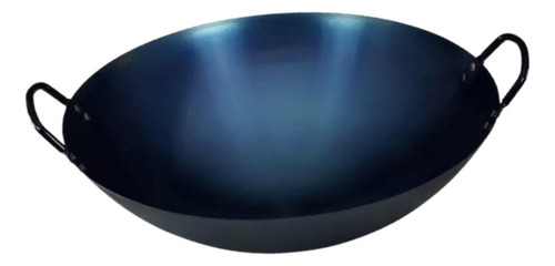 Wok De Hierro, Redondo, Práctico, Multiusos, 36 Cm