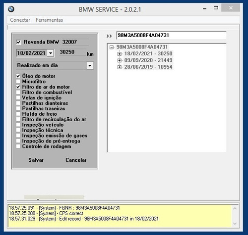 Imagem 3 de 9 de Scanner Para Registro Histórico De Revisão Manutenção Bmw