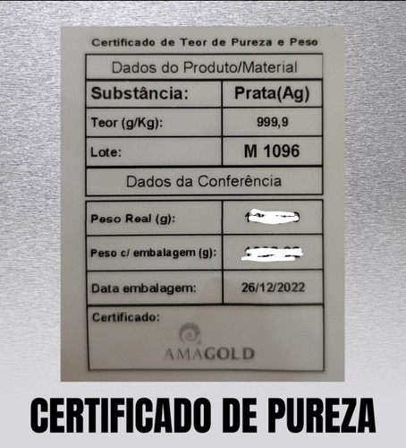 Prata 1000 Mil Pura Granulada - 150g