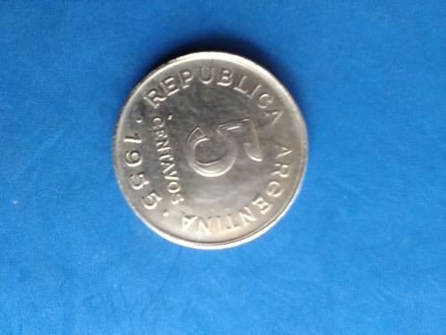 Monedas Antiguas Argentina Año 1955 5 Centavos San Martin