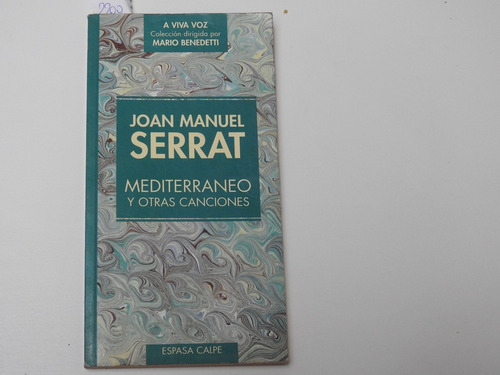 Mediterraneo Y Otras Canciones Joan Manuel Serrat - L541