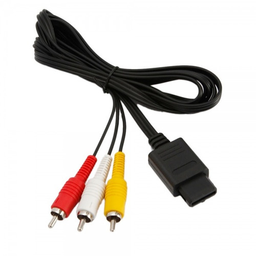 Cable Tv Av Rca Video Para Snes / N64 / Game Cube