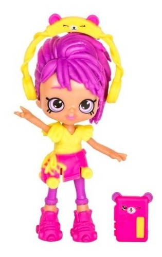 Muñeca Shopkins Happy Places Skatlyn - Bear Gym (Usado)