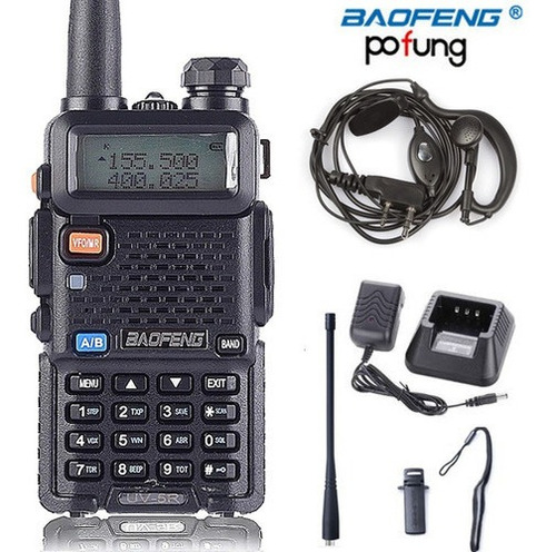 Baofeng Uv-5r Interfone Walkie Talkie Duas Vias Rádio Fm
