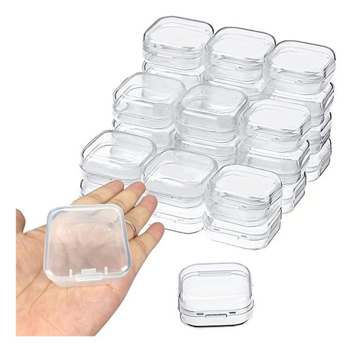 30 Paquetes De Recipientes De Plástico Pequeños Transparente
