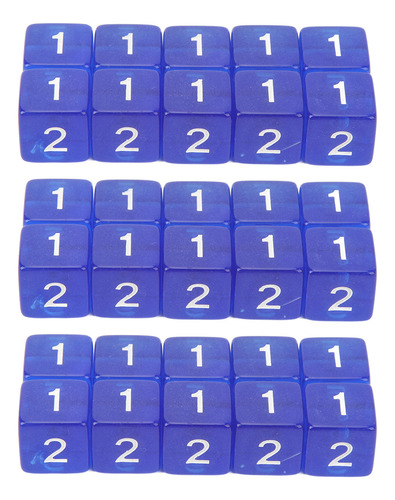 Dados: 30pcs, Cubos, Ângulo Reto, Plástico Colorido Transpar