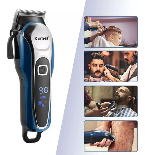 Aparador Pelos Cabelo Barba Recarregável Usb Dragão Lâmina