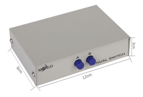 Impresora Manual Db9 Pin 2 Puertos Serial Switch Box Rs232