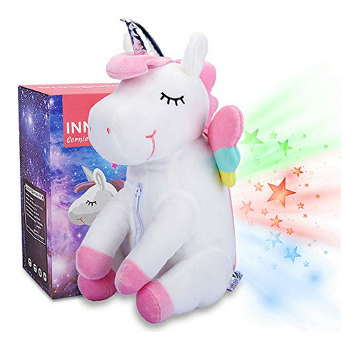 Linterna Proyectora Unicornio Y Peluche - Cornie Unicornio