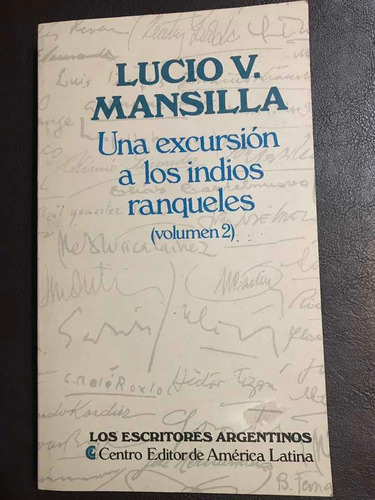 Una  Excursion A Los Indios Ranqueles Vol 2