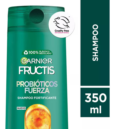 Garnier Shampoo Fructis Probióticos Fuerza 350ml