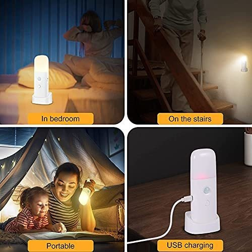 Luz Nocturna Sensor Movimiento Regulabl 5 Nivel Brillo 2000