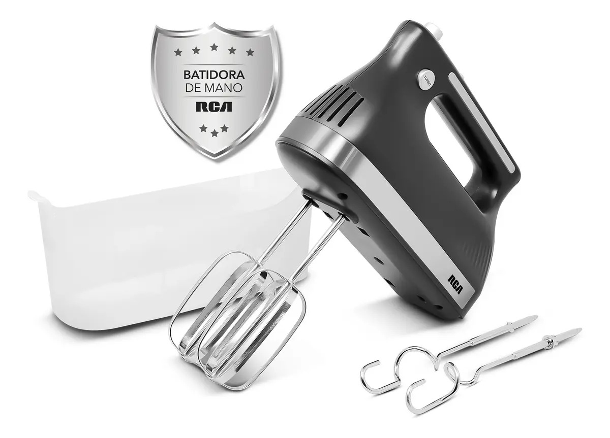 Rca Batidora De Mano Con Estuche De Almacenamiento Rc-72 Color Negro Frecuencia 60 Hz