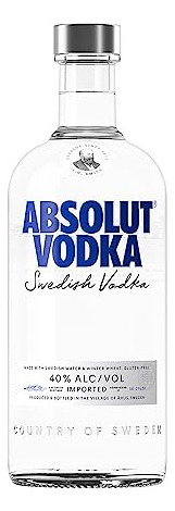 Vodka Absolut Natural Tradicional 1000ml