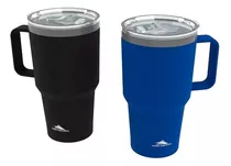 2 Thermos Deportivos Highsierra 1.9 L Conserva El Frio 10hrs Color Azul  Cielo/ Azul Marino