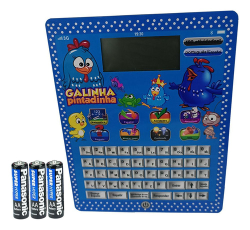 Kit Tablet Infantil Galinha Pintadinha Educativo Ensina