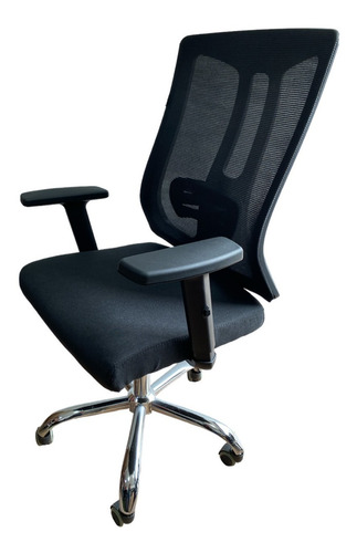 Silla De Oficina Ejecutiva Lajas Color Negro Ergonómica